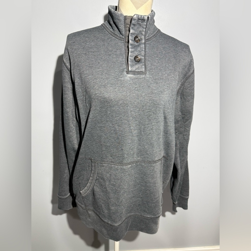 Old‎ Navy Charcoal Button-Up Pullover